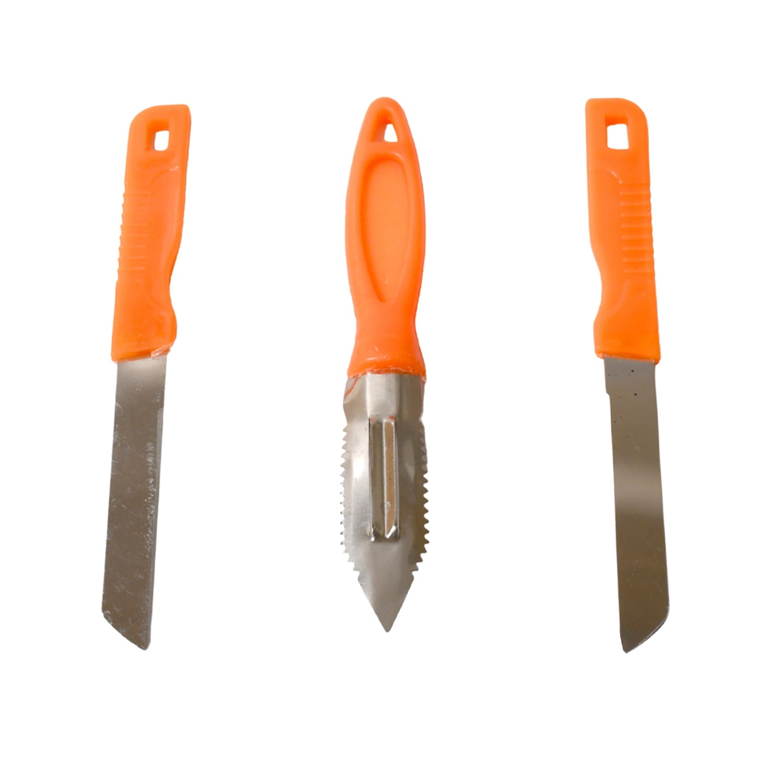 3in1 Multipurpose Stainless Steel Classic Kitchen Knife Set of 3 for Fruits and Vegetable Chopping / Cutting / Peeling, Kitchen Knife / Vegetable Peeler / Plain Knife 3in1 Multipurpose Stainless Steel Classic Kitchen Knife Set of 3 for Fruits and Vegetable Chopping / Cutting / Peeling, Kitchen Knife / Vegetable Peeler / Plain Knife